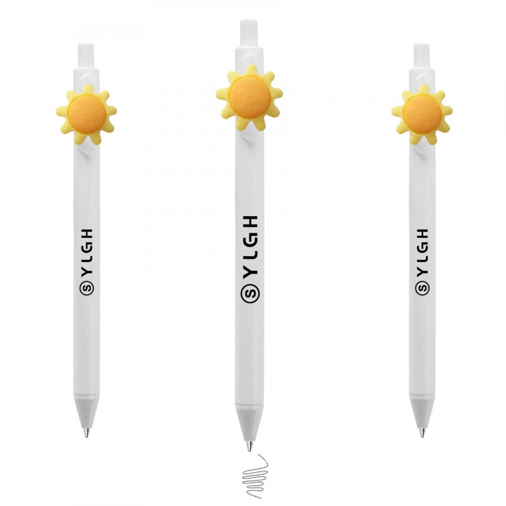 Logo Branded Sun Click Activated Pen