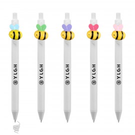 Custom Imprinted Click Activated Pen With Cute Bee