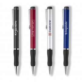 Logo Branded Twist Action Aluminum Ballpoint Pen