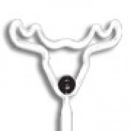 Logo Branded Reindeer Baby Bend, Bent Pen  Logo Branded Reindeer Baby Bend, Bent Pen