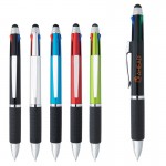 Custom Engraved Multi-colored Pen with Stylus