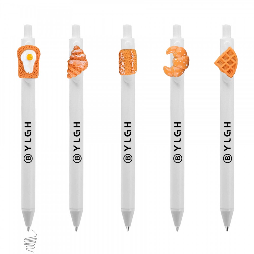 Click Pen w/ Baking Breads Logo Branded