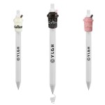 Custom Engraved Click Pen w/ Coffee Cup