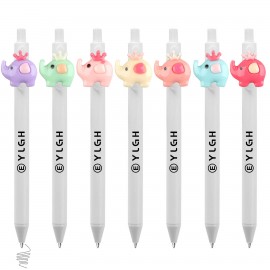 Custom Engraved Crown Elephant Click Activated Pen