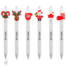 Chirstmas Elements Click Activated Pen Logo Branded