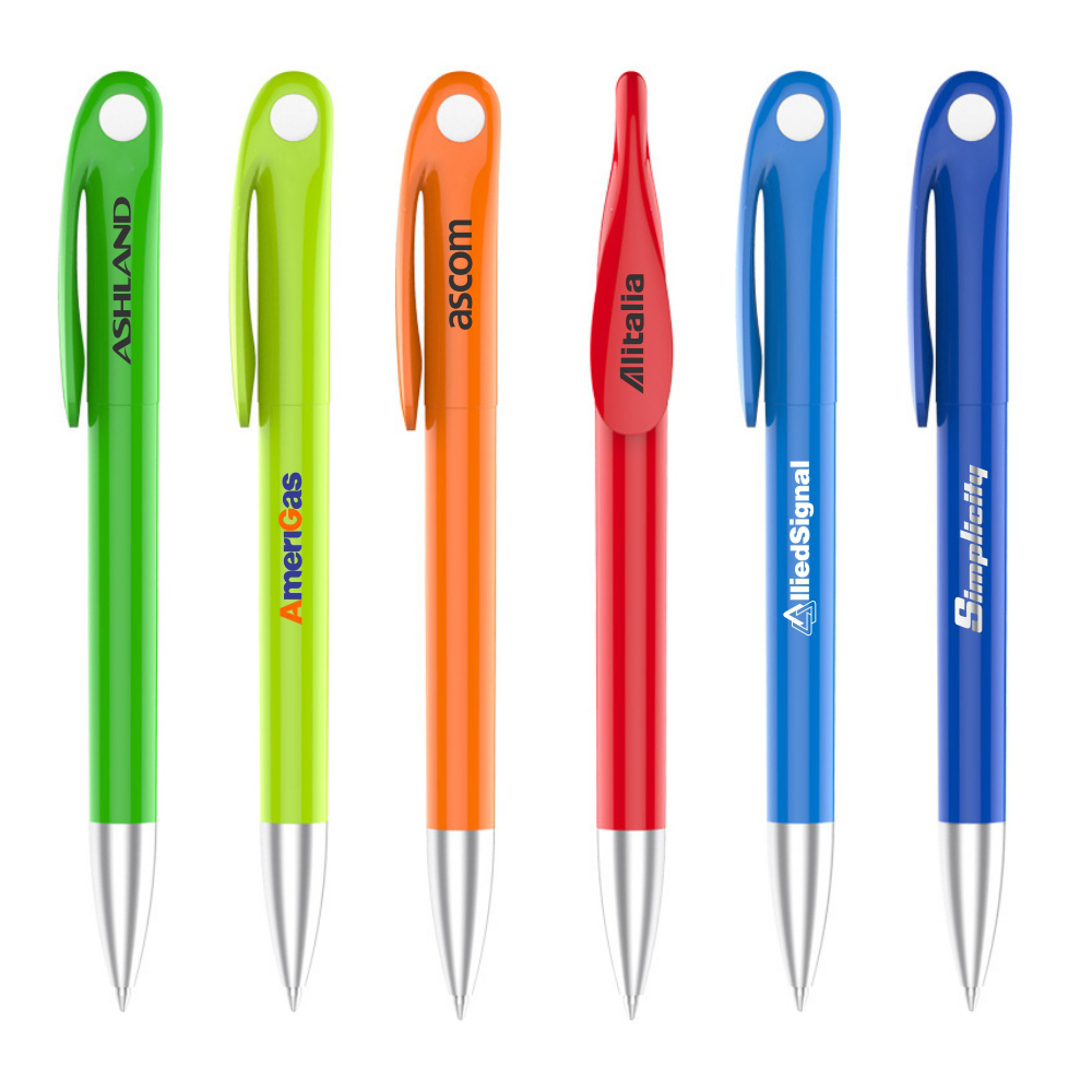 Colorful Series Plastic Ballpoint Pen Custom Imprinted
