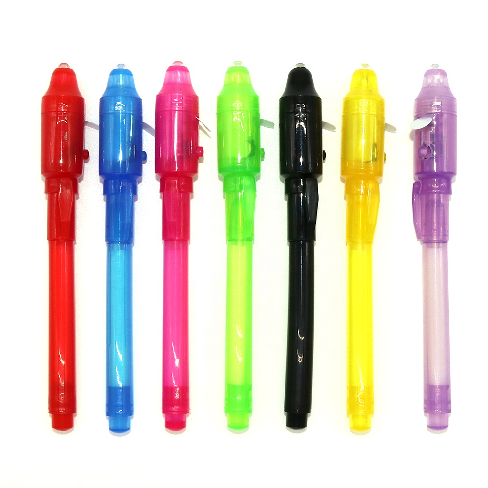 Logo Branded Invisible Ink Magic Uv Light Pen