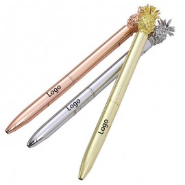 Custom Engraved Metal Pineapple Ball Pen