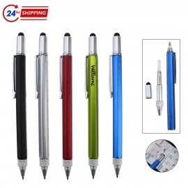 Logo Branded Twist & Click Ballpoint Pen w/ Horizontal Instrument  Logo Branded Twist & Click Ballpoint Pen w/ Horizontal Instrument