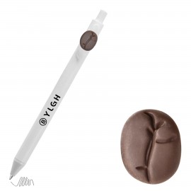 Click Pen w/ Coffee Bean Custom Engraved