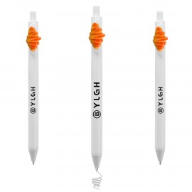 Custom Engraved Click Pen w/ Croissant Bread