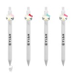 Logo Branded Click Pen w/ Bow Tie Cat