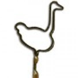 Custom Imprinted Ostrich Inkbend Standard, Bent Pen
