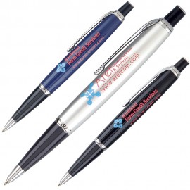 Brass Ballpoint Pen w/ Click Action Mechanism (OUTDATED) Logo Branded