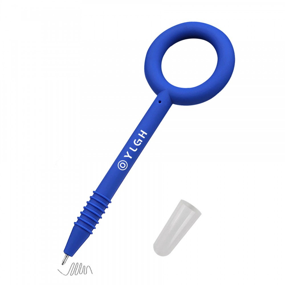 Logo Branded Soft Rubber Safety Ballpoint Pen