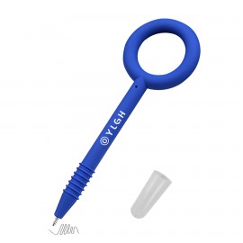Logo Branded Soft Rubber Safety Ballpoint Pen