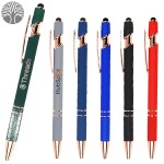 Recycled Aluminum Pen with Stylus Custom Engraved
