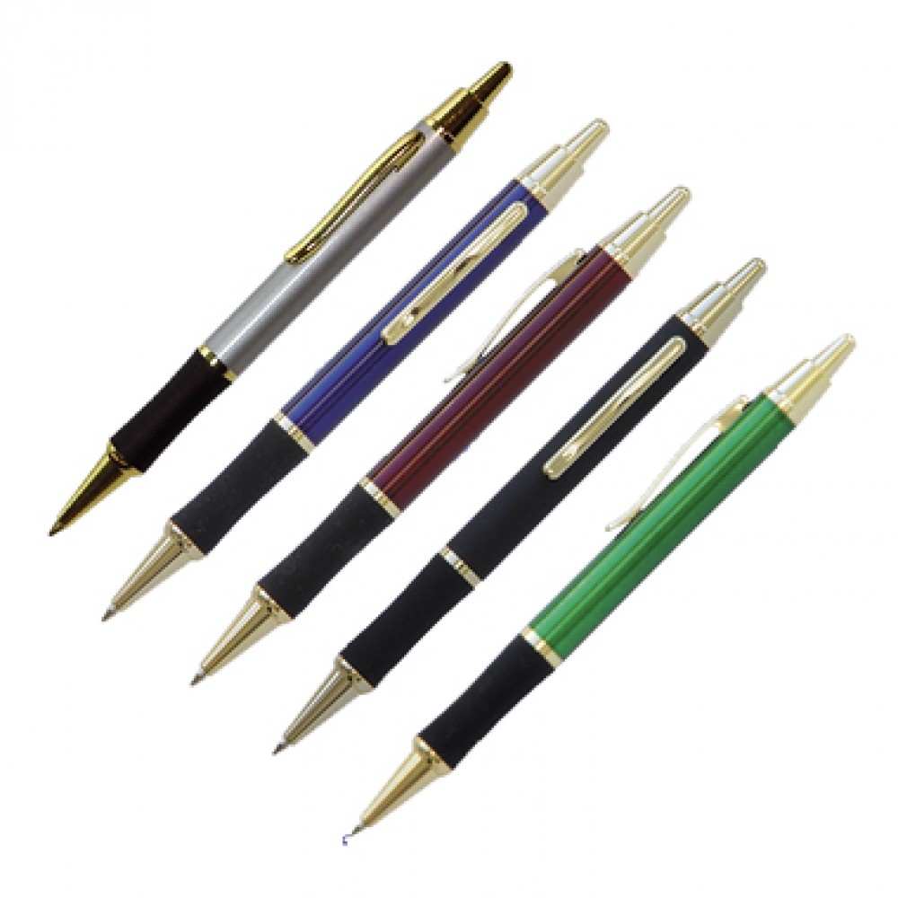Logo Branded Aztec II Ball Point Pen with Gold Trim (Laser Engraved) Logo Branded Aztec II Ball Point Pen with Gold Trim (Laser Engraved)