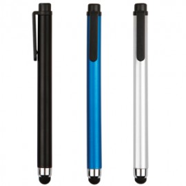 Logo Branded Touch Pad Friendly Plastic Stylus-Blue ( engraved )