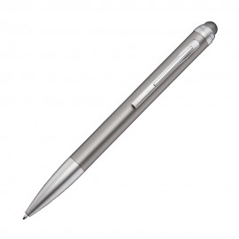 Logo Branded Nuvo Metal Pen/Stylus - Gun Metal