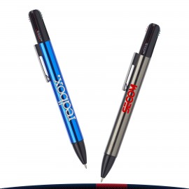 Custom Imprinted Nilym 4-In-1 Ink Metal Pen