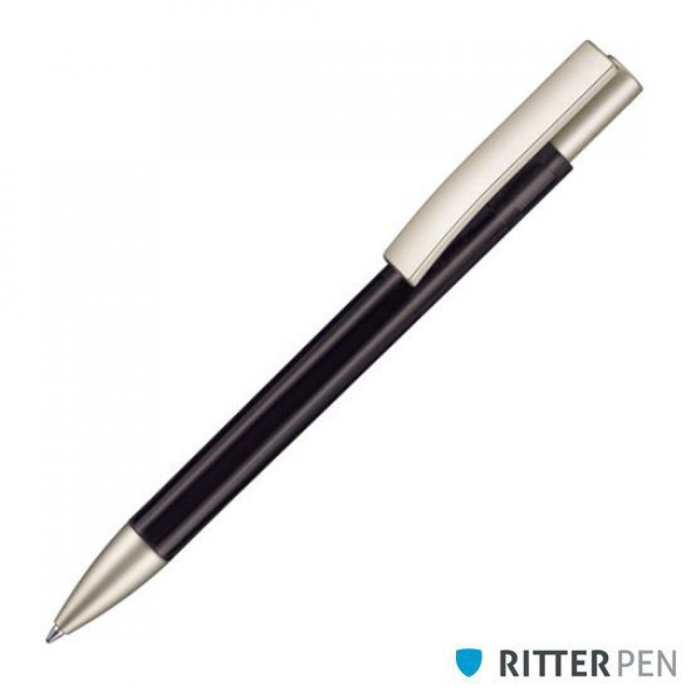 Ritter Stratos Pen - Black Logo Branded