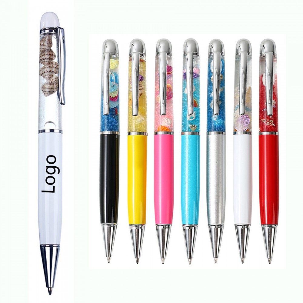 Custom Liquid-Filled 3D Floaters Ballpoint Pen Custom Imprinted
