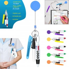 Nurse Pen Set with Retractable Badge Holder Logo Branded