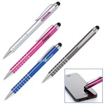 Aluminum Ballpoint Pen with Capacitive Stylus Custom Imprinted