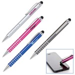 Logo Branded Aluminum Ballpoint Pen with Capacitive Stylus