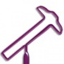 Logo Branded T Square Inkbend Standard, Bent Pen