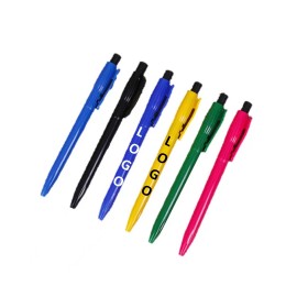 Advertising Retractable Ballpoint Pen Logo Branded