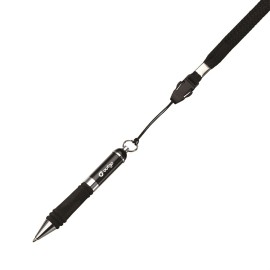 Zoom Pen/Lanyard - Black Custom Engraved