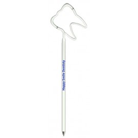 Custom Engraved Tooth with Braces Inkbend Standard, Bent Pen