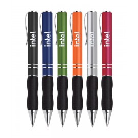 Custom Imprinted Union Printed - Ballpoint Grip Twist Metal Pen