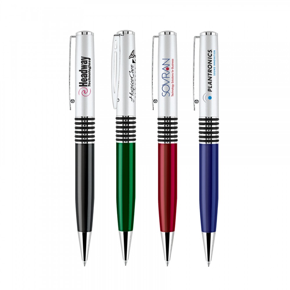Custom Engraved Twist Action Metal Ballpoint Pen Custom Engraved Twist Action Metal Ballpoint Pen