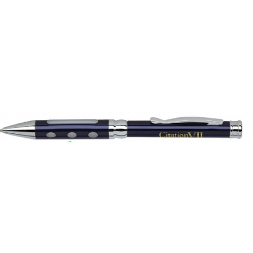 La Paz-I Twist Action Ballpoint Pen w/Solid Brass Construction Logo Branded La Paz-I Twist Action Ballpoint Pen w/Solid Brass Construction Logo Branded