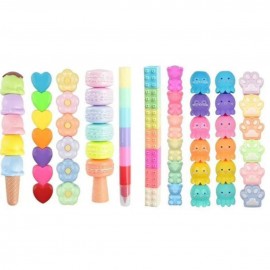 Custom Engraved Cat's Claw 6 Color Highlighter Pen