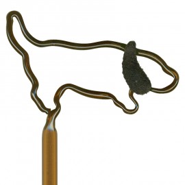 Dog Basset Hound with Ears Inkbend Standard, Bent Pen Custom Imprinted