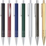 Dot Grip Pen Series - brass metal pen / click action Custom Imprinted