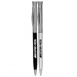 Custom Imprinted Executive Dual Tone Sleek Metal Pens