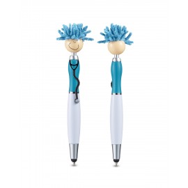 MopToppers Screen Cleaner with Stethoscope Stylus Pen Logo Branded  MopToppers Screen Cleaner with Stethoscope Stylus Pen Logo Branded