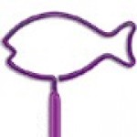Fish InkBend Standard, Bent Pen Logo Branded