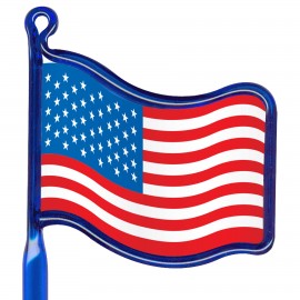 Custom Engraved Inkbend Standard Billboard Pen w/American Flag Stock Insert  Custom Engraved Inkbend Standard Billboard Pen w/American Flag Stock Insert