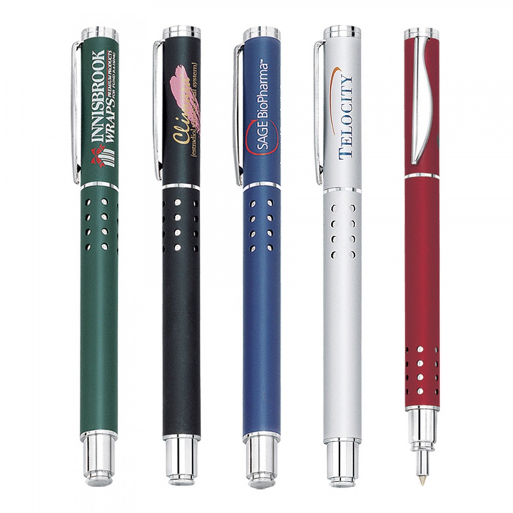 Custom Imprinted Matte Rollerball Pen (5 7/16") Custom Imprinted Matte Rollerball Pen (5 7/16")