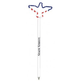 Eagle USA Flag Multi-Color Inkbend Standard, Bent Pen Custom Engraved