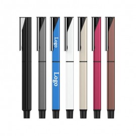 Logo Branded Square Business Metal Gel Pen  Logo Branded Square Business Metal Gel Pen