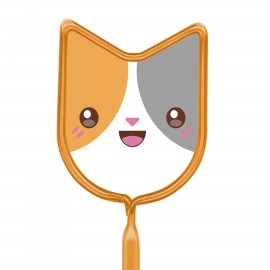 Inkbend Standard Billboard Pens W/ Calico Cat Head Stock Insert Custom Imprinted