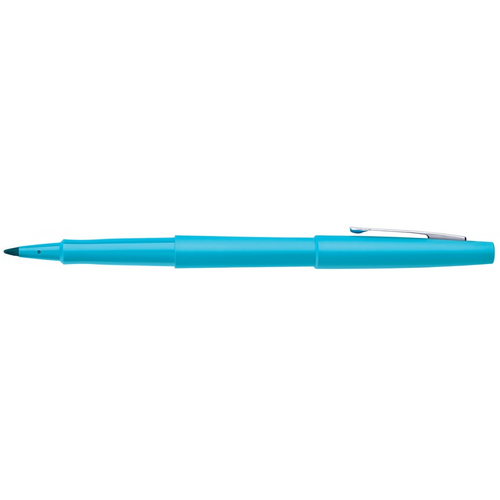 Logo Branded Papermate Flair Felt Tip Pen - Sky Blue