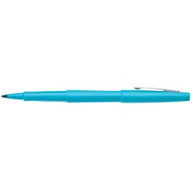 Logo Branded Papermate Flair Felt Tip Pen - Sky Blue